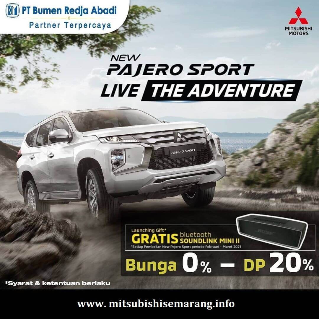 Promo New Pajero Sport DP Rendah Bunga 0% Di Dealer Mitsubishi Semarang